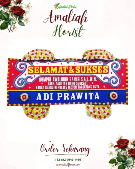 Papan Bunga Ucapan Selamat Buaran Indah